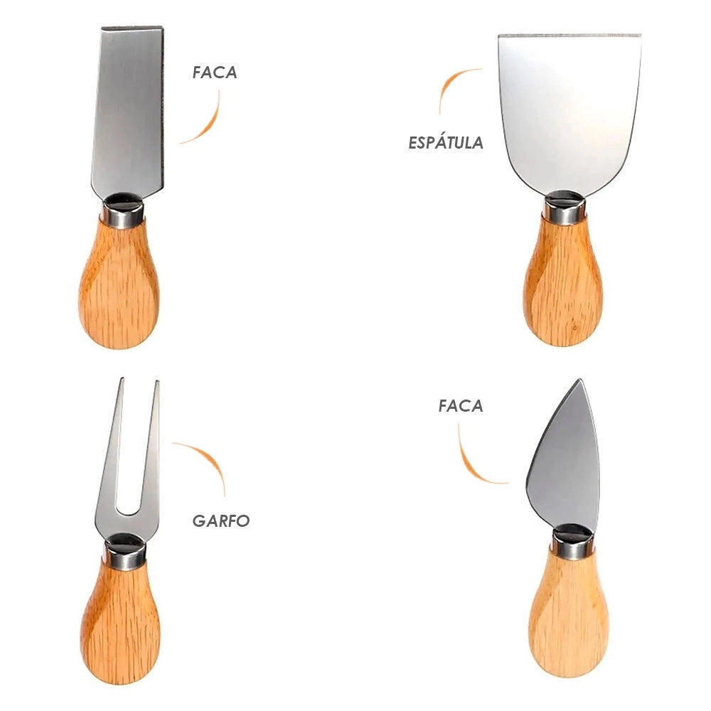 Kit de Corte para Queijo