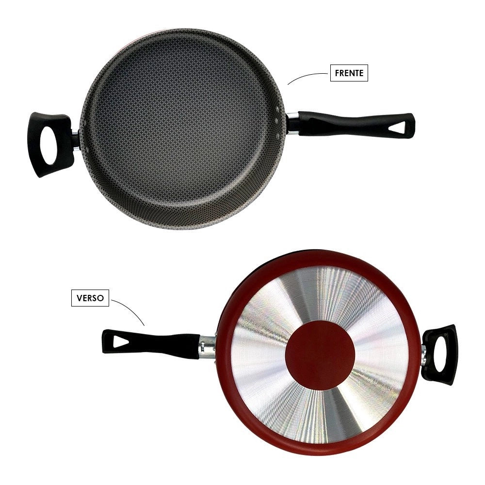 Frigideira Antiaderente com Tampa