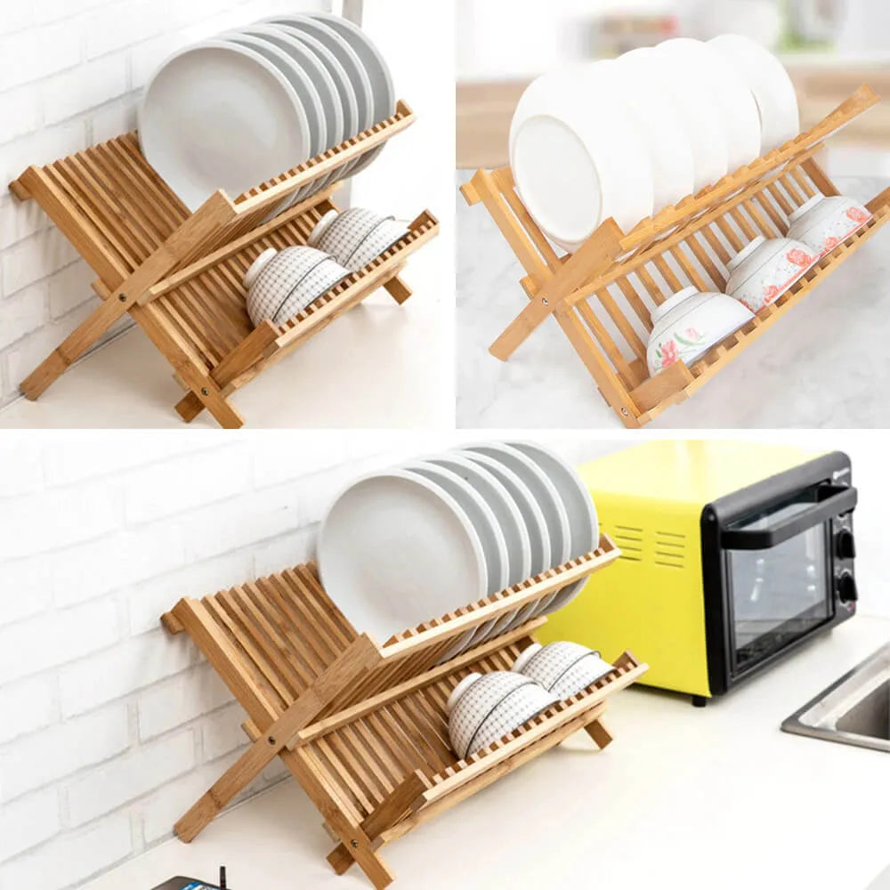 Escorredor de Louças em Bambu